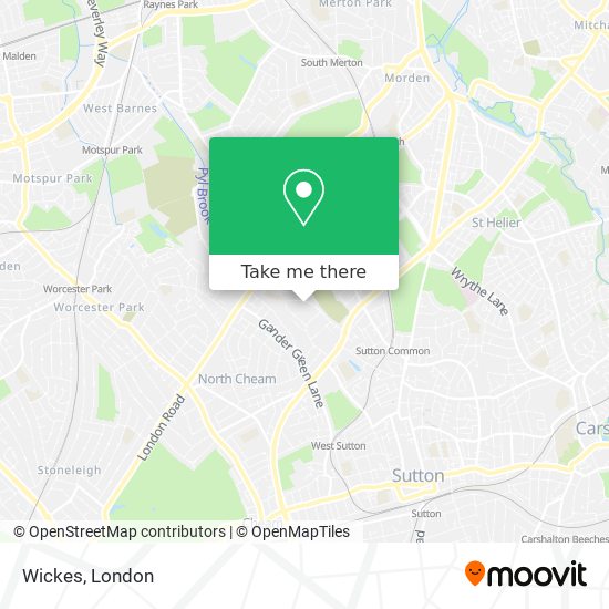 Wickes map