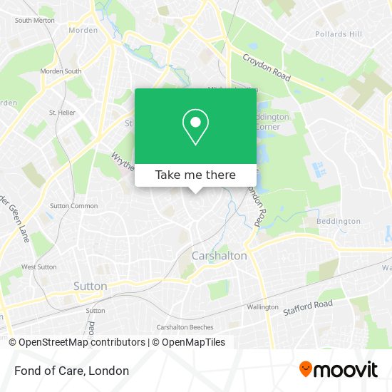 Fond of Care map