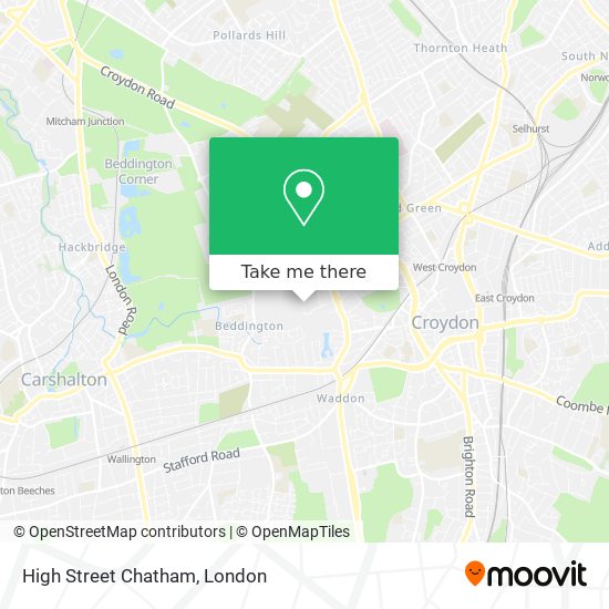 High Street Chatham map