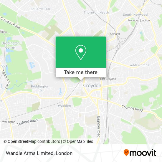 Wandle Arms Limited map