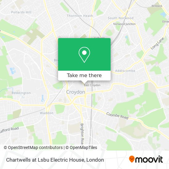 Chartwells at Lsbu Electric House map