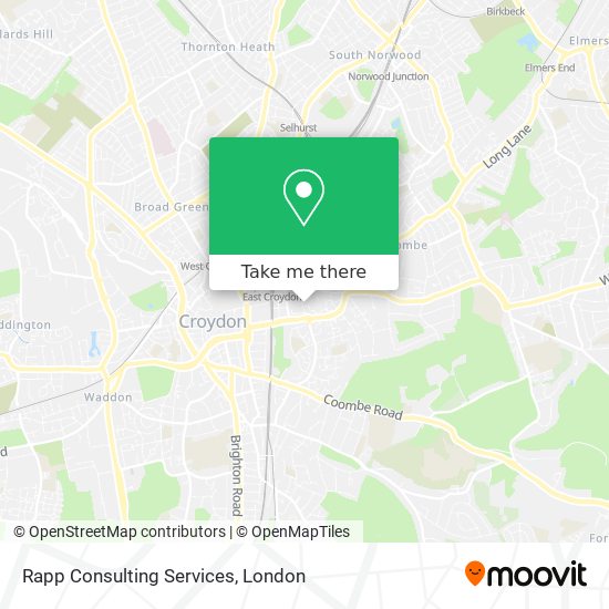 Rapp Consulting Services map