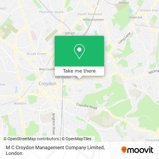 M C Croydon Management Company Limited map