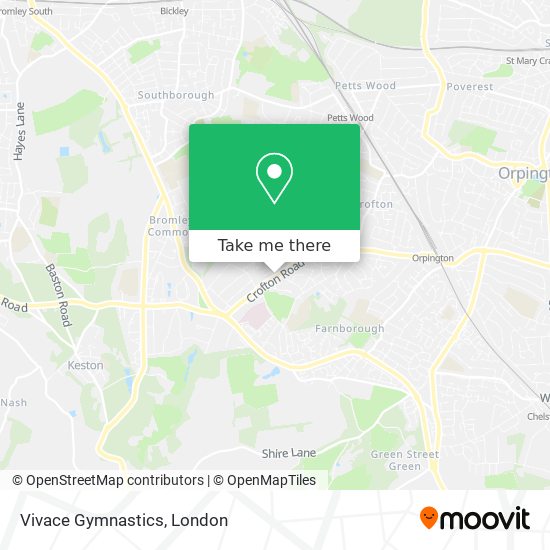 Vivace Gymnastics map
