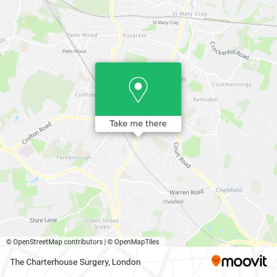 The Charterhouse Surgery map