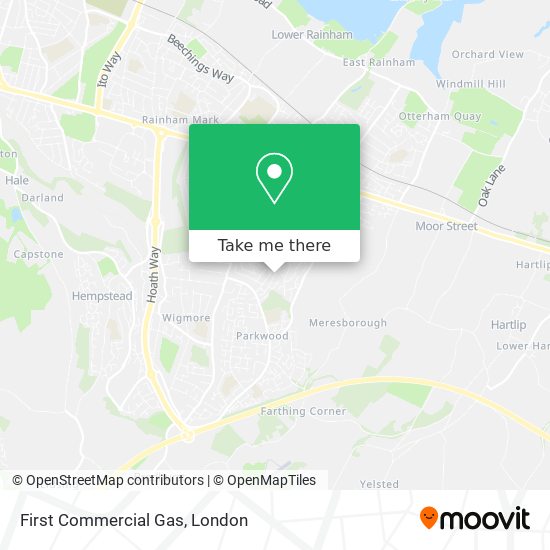 First Commercial Gas map