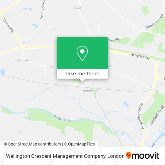 Wellington Crescent Management Company map