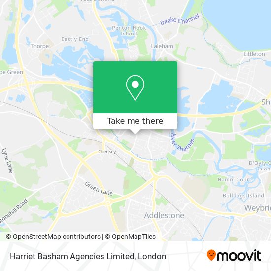 Harriet Basham Agencies Limited map
