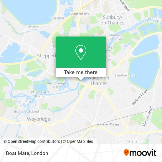 Boat Mate map