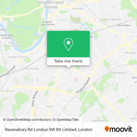 Ravensbury Rd London SW RX Limited map