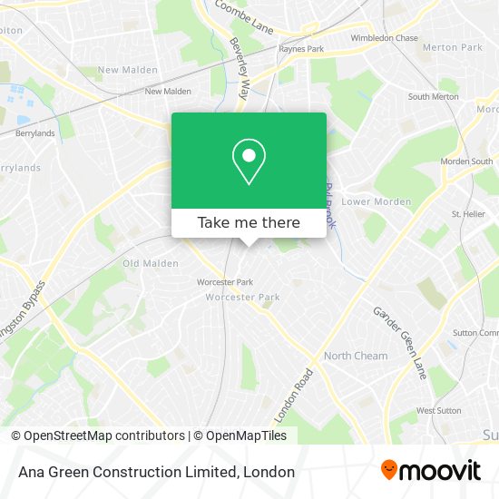 Ana Green Construction Limited map