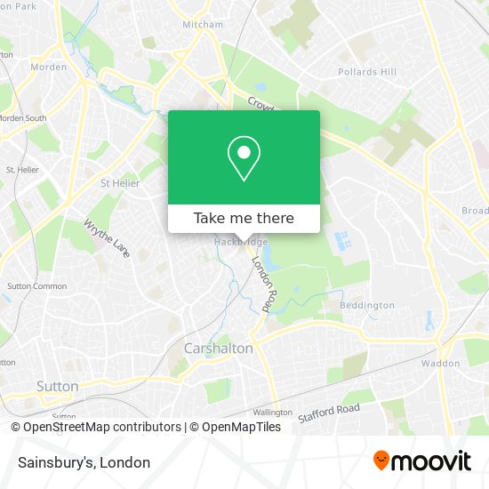 Sainsbury's map