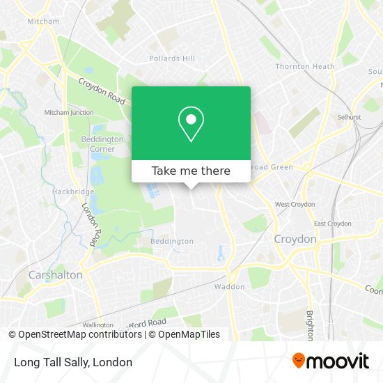 Long Tall Sally map