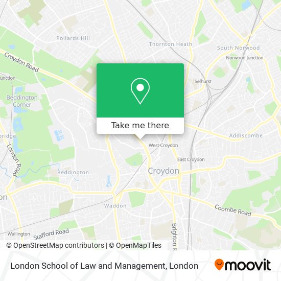 London School of Law and Management map