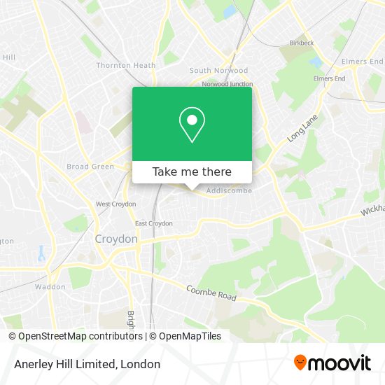 Anerley Hill Limited map