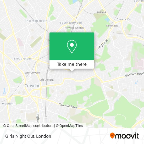 Girls Night Out map