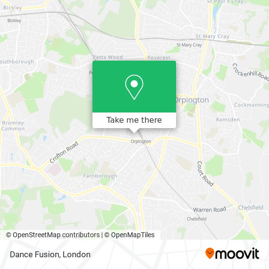 Dance Fusion map