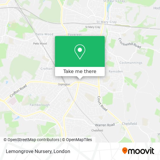 Lemongrove Nursery map