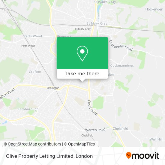 Olive Property Letting Limited map