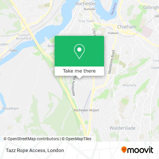 Tazz Rope Access map