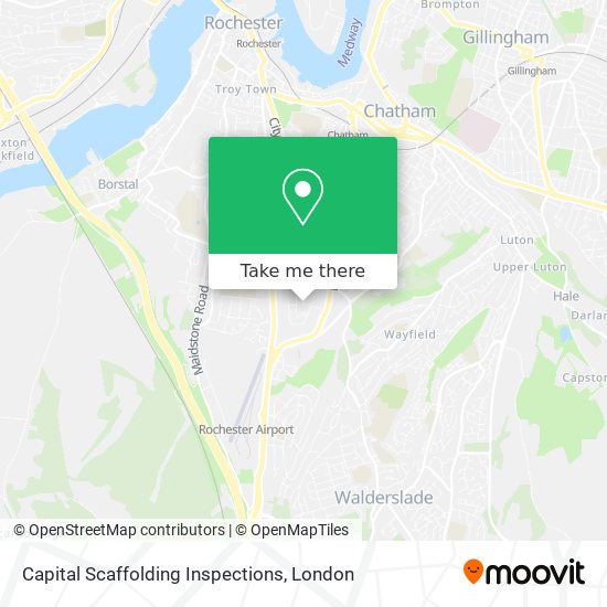 Capital Scaffolding Inspections map