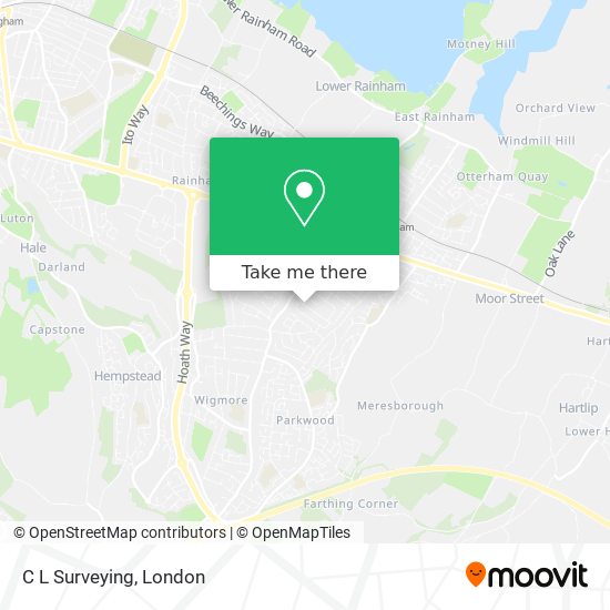 C L Surveying map