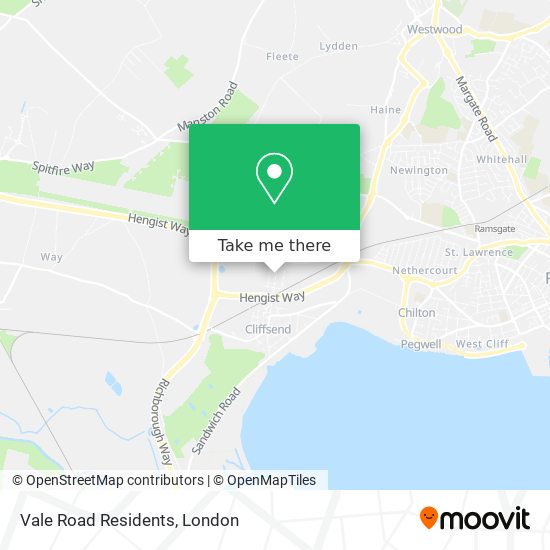 Vale Road Residents map