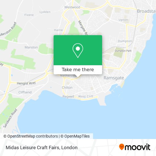 Midas Leisure Craft Fairs map