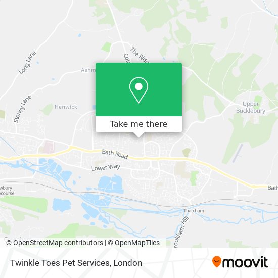 Twinkle Toes Pet Services map