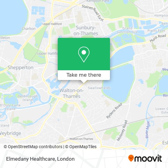 Elmedany Healthcare map