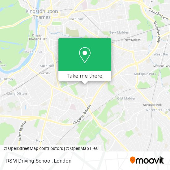 RSM Driving School map