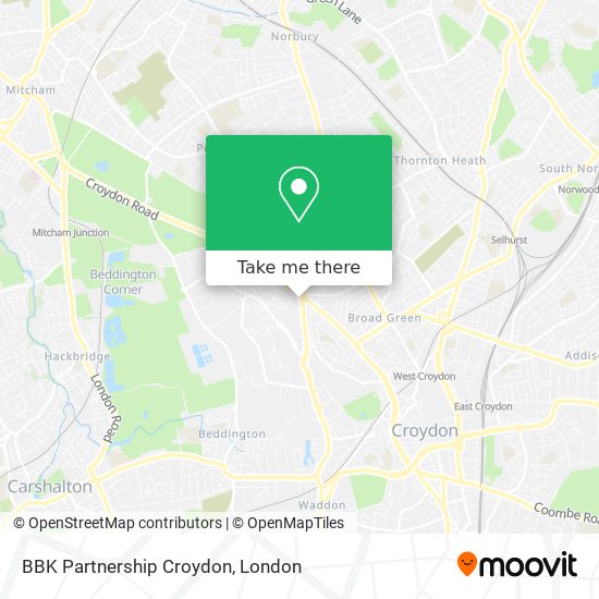 BBK Partnership Croydon map