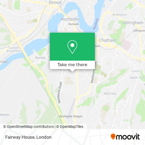 Fairway House map
