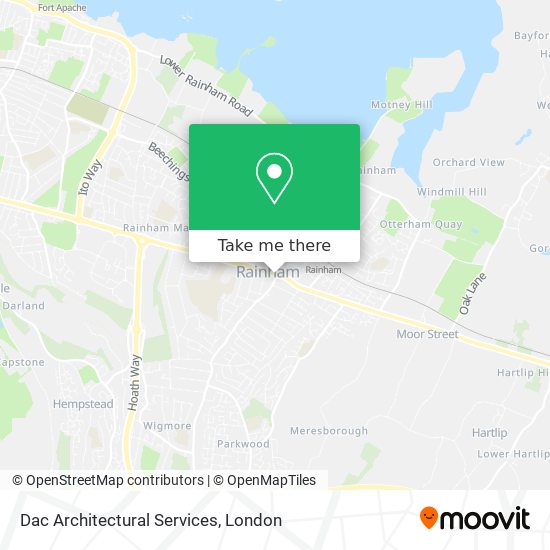 Dac Architectural Services map