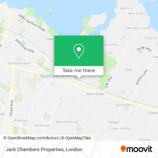 Jack Chambers Properties map