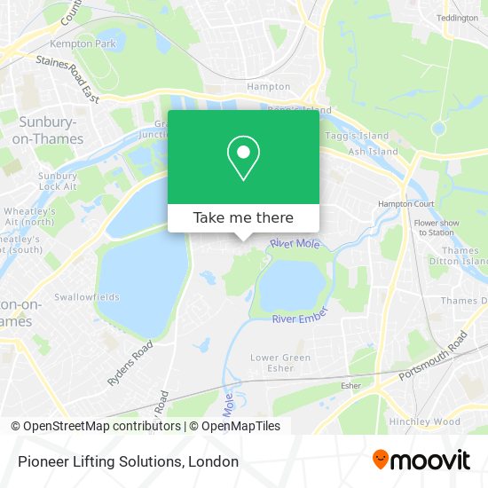 Pioneer Lifting Solutions map