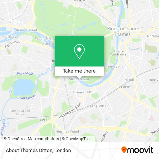 About Thames Ditton map