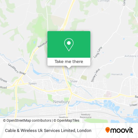 Cable & Wireless Uk Services Limited map