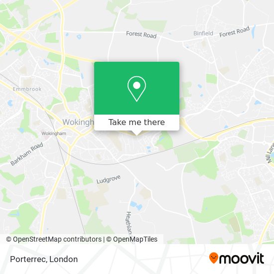Porterrec map