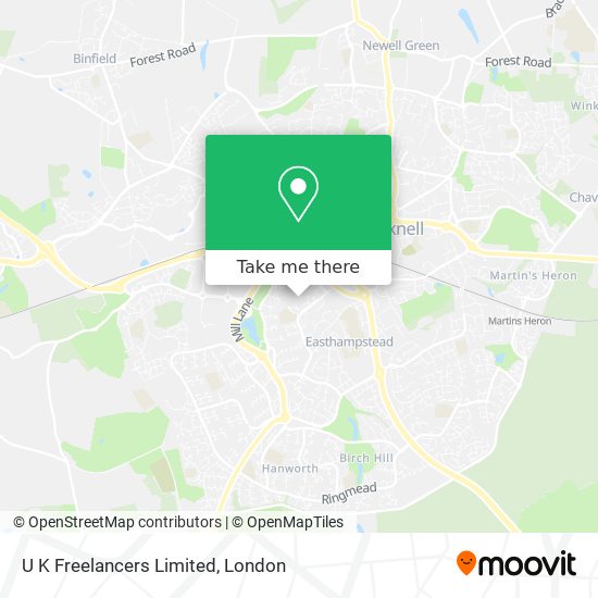 U K Freelancers Limited map