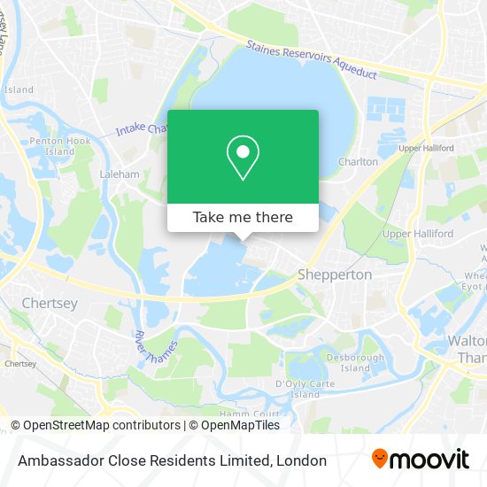 Ambassador Close Residents Limited map