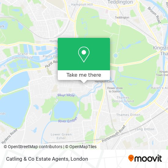 Catling & Co Estate Agents map