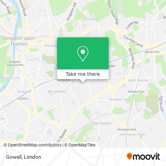Gowell map