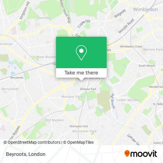 Beyroots map