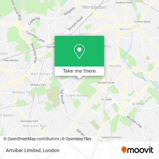 Artviber Limited map