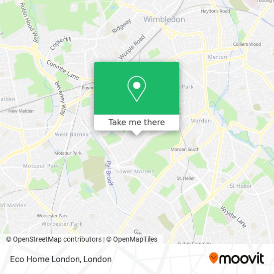 Eco Home London map
