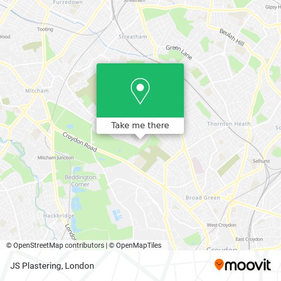 JS Plastering map
