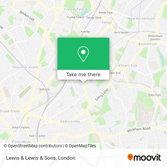 Lewis & Lewis & Sons map