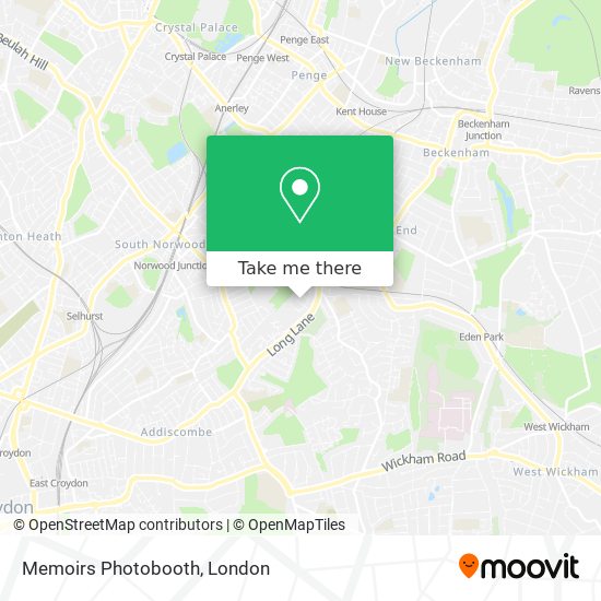 Memoirs Photobooth map