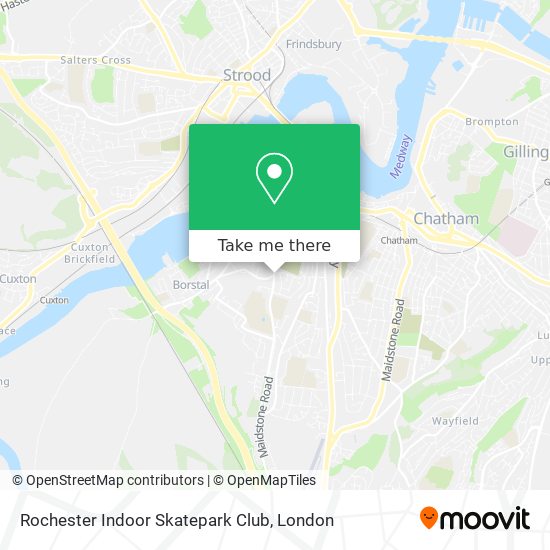 Rochester Indoor Skatepark Club map